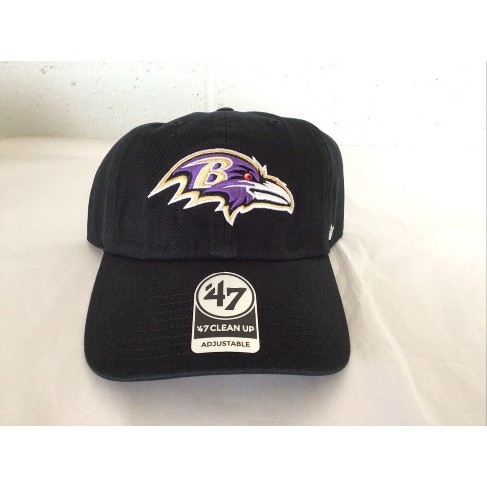Baltimore Ravens New Era NFL Clean Up Adjustable Hat One Size Fits All